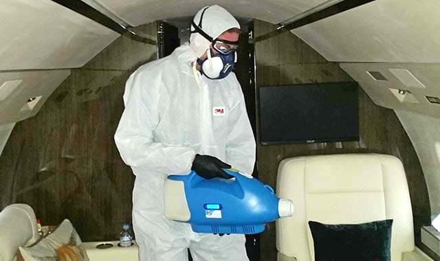 Business Aviation and Aircraft Disinfection Against Coronavirus.
